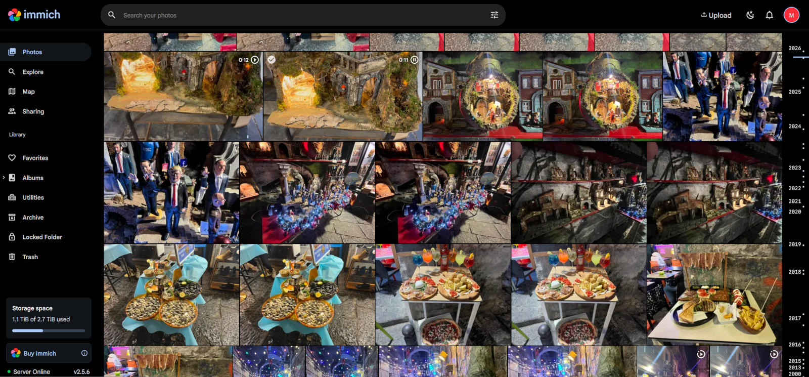 Self hosted photo and video platform